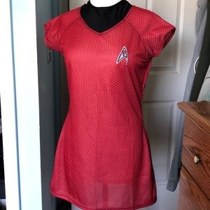 Red Star Trek size small woman’s dress